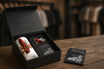 เสื้อยืดคอกลม ทรงบ๊อกซี่ Genix Studio (ลิง ร็อคสตาร์ : Respect Costs Nothing)