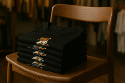Genix Studio Boxy Crew Neck T-Shirt (ເດັກດີ)
