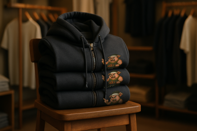 Casual Front Zip Hoodie (Hia Moo: The Last Land We Grow Together)