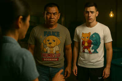 เสื้อยืด Genix Studio (แมว พิ้งกี้)
