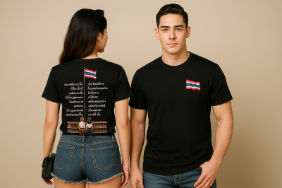 เสื้อยืด Genix Studio (ธงชาติเล็ก)