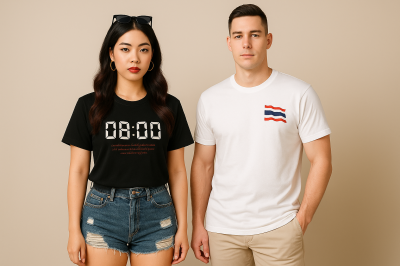 เสื้อยืด Genix Studio (ธงชาติเล็ก)
