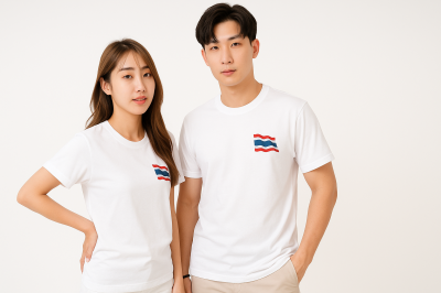 เสื้อยืด Genix Studio (ธงชาติเล็ก)
