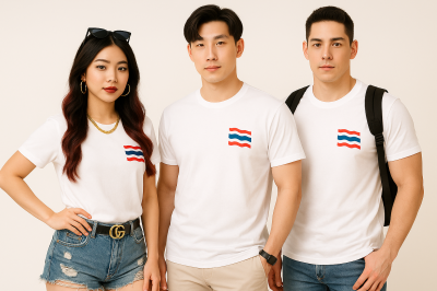 เสื้อยืด Genix Studio (ธงชาติเล็ก)