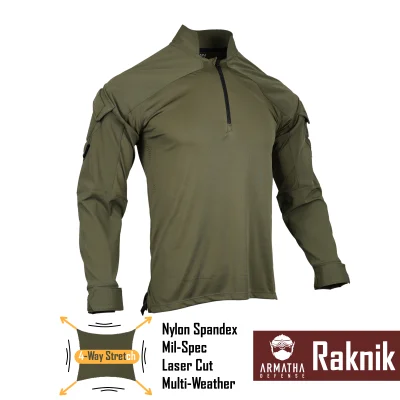 ARMATHA RAKNIK COMBAT SHIRT : RANGER GREEN