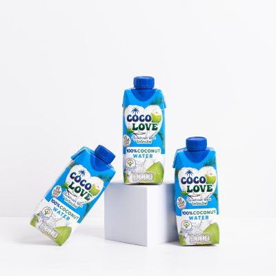 100% Coconut Water in prisma 330 ml