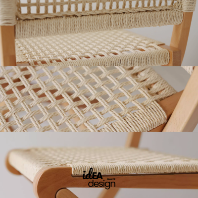 Collar wood chair