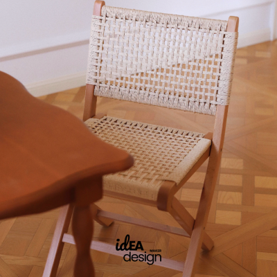 Collar wood chair