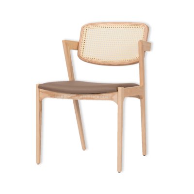 Hard rattan chair