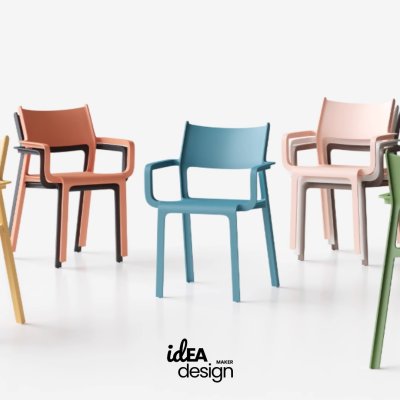 Moss plastic chair