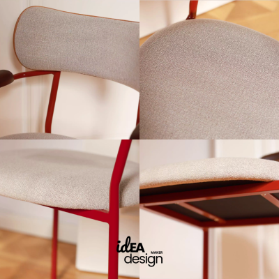 Red modern chair