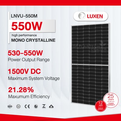 LUXEN Solar PV Module 550W MONO HF (TEAR1)