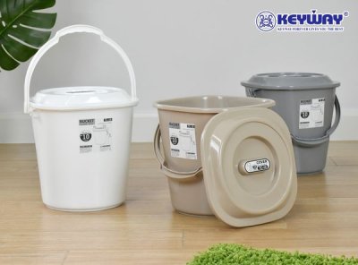 KEYWAY ถังน้ำหูหิ้วมีฝาปิด (10 L) TC-10