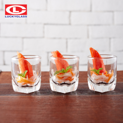 LuckyGlass (โหล) แก้วชอต Groove Shot Glass LG-440902 (409)