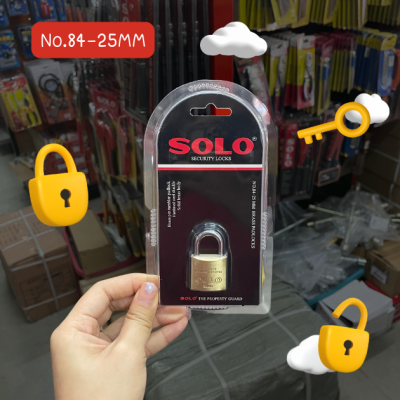 SOLO security lock กุญแจโซโล รุ่น 84 ขนาด 20-50 mm