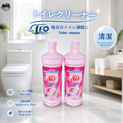 น้ำยาผลิตภัณฑ์ล้างห้องน้ำลีโอ 550ml *24 ขวด สูตรเข้มข้น