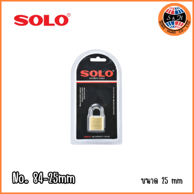 SOLO security lock กุญแจโซโล รุ่น 84 ขนาด 20-50 mm