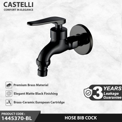 Keran Dinding Castelli Kran Tembok Hose Bib Cock - 1445370-BL