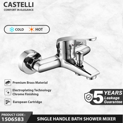 Kran Shower Panas Dingin Castelli Single Handle Bath Shower-1506583