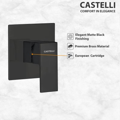 Keran tanam tembok CONCEALED SHOWER  MIXER 1 FUNCTION CASTELLI - 1186595-WC