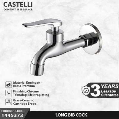 Keran Dinding Castelli Kran Tembok Kamar Mandi Panjang - 1445373