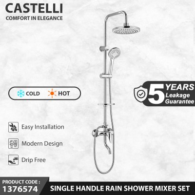 Rain Shower Castelli Single Handle Rain Shower Mixer - 1376574