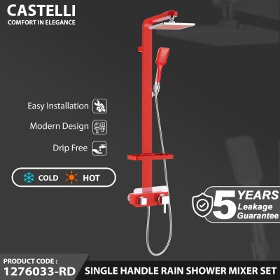 Rain Shower Castelli Single Handle Rain Shower Mixer Set - 1276033