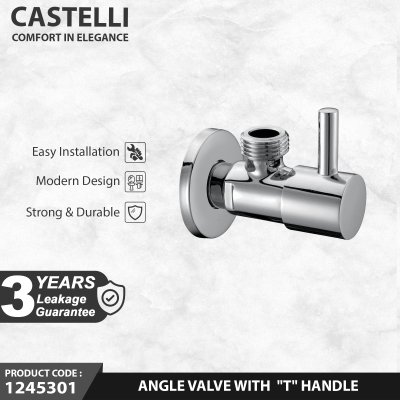 Stop Keran Castelli Angle Valve with "T" Handle - 1245301