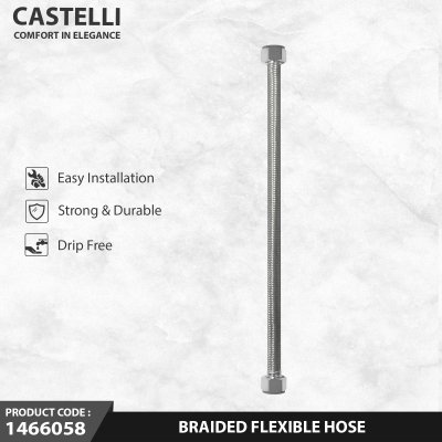 Selang Shower Castelli Selang Shower Braided Flexible Hose Stainless Steel - 1466058
