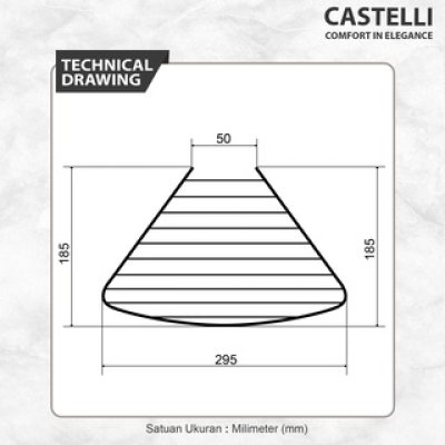 Rak Dinding Sudut Serbaguna Castelli Single Double Corner Basket 1405612 1405613