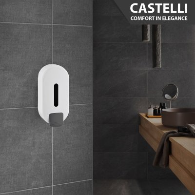 Dispenser Sabun Cair Castelli Tempat Sabun Cair Single Soap Dispenser - 1376768-WH