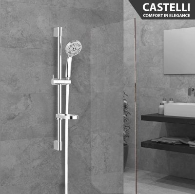 Selang Shower Castelli Selang Shower Kamar Mandi Shower Hose - 1466055-WH