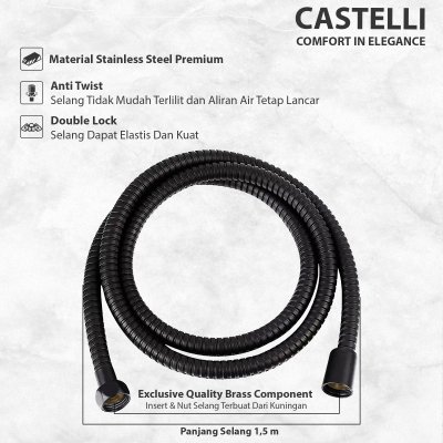 Rain Shower Castelli Single Handle Rain Shower Mixer Set - 1496582