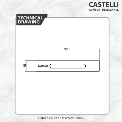 Rak Dinding Sudut Serbaguna Castelli Corner Basket Elegant Matte Black - 1405614