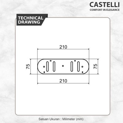 Dispenser Sabun Cair Castelli Tempat Sabun Cair Double Soap Dispenser - 1256707