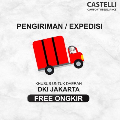 Glass Basin 1 Set Castelli Tempat Wastafel 1 Set Dengan Kaca - 1390565-BL