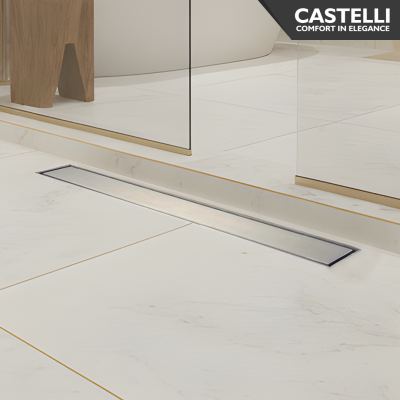 Long Floor Drain Castelli Saringan Pembuangan Air Kamar Mandi - 1515142-SA