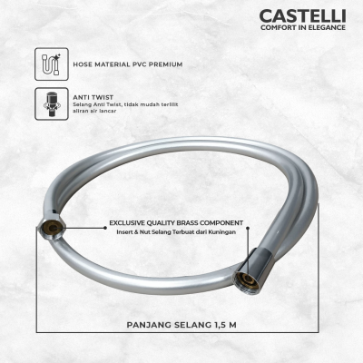 Hand Shower Castelli 1 Set Paket Hand Shower - 1456067-CR