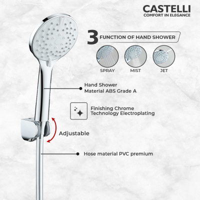Hand Shower Castelli 1 Set Paket Hand Shower - 1456067-CR