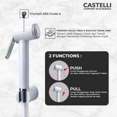 Jet Shower Bidet Castelli Jet Bidet Kloset - 1070111