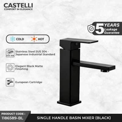 Keran Wastafel Castelli Single Handle Basin Mixer - 1186589