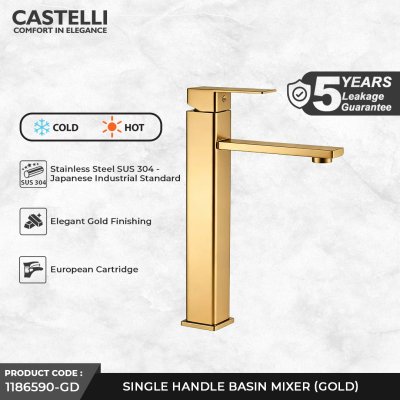 Keran Wastafel Castelli Single Handle Basin Mixer - 1186590
