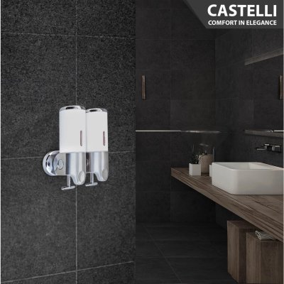 Dispenser Sabun Cair Castelli Tempat Sabun Cair Double Soap Dispenser - 1256707