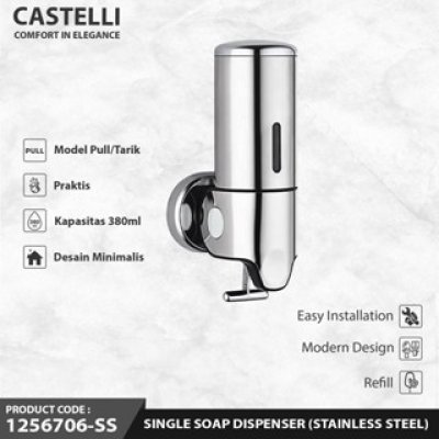 CASTELLI Tempat sabun cair SINGLE SOAP DISPENSER 1256706