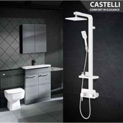 Rain Shower Castelli Single Handle Rain Shower Mixer Set - 1276033