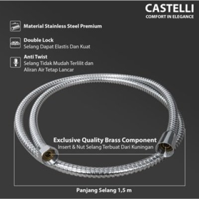 Rain Shower Castelli Single Handle Rain Shower Mixer Set - 1276033
