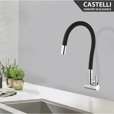 Keran Dapur Castelli Kran Angsa Single Handle Flexible Sink Tap 1185385 1185386