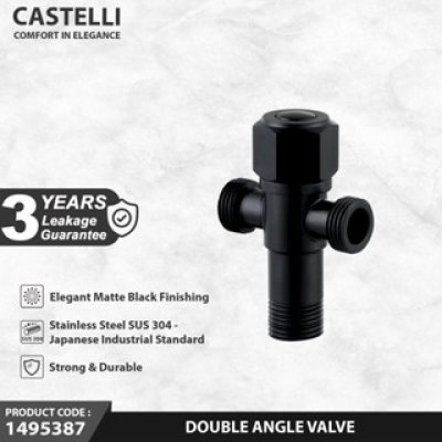 Stop Keran Castelli Angle Valve Matte Black