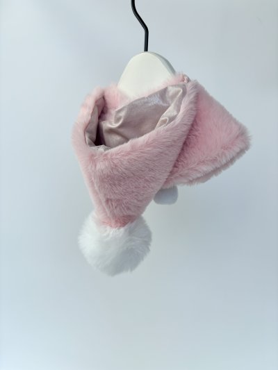 Christmas Fur Cape (pink)