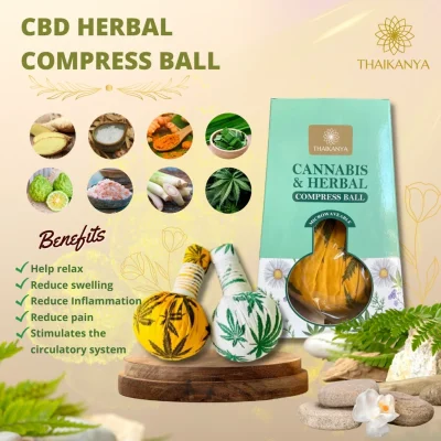 CANNABIS HOT COMPRESS BALL-PAIN RELEIF